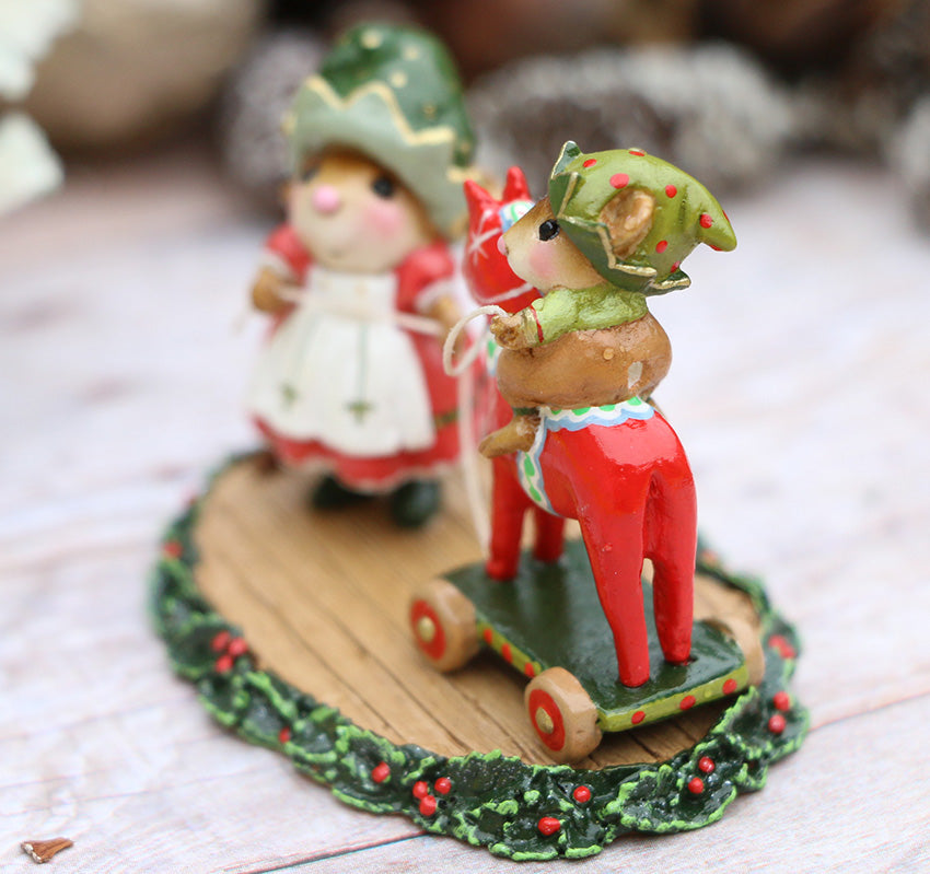Elf With Dala Horse Ornament 5